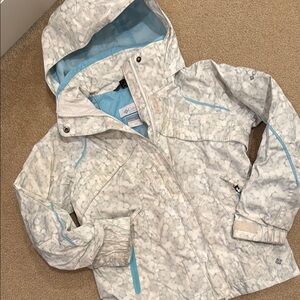 Columbia Kids' White and Blue Jacket